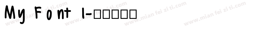 My Font 1字体转换